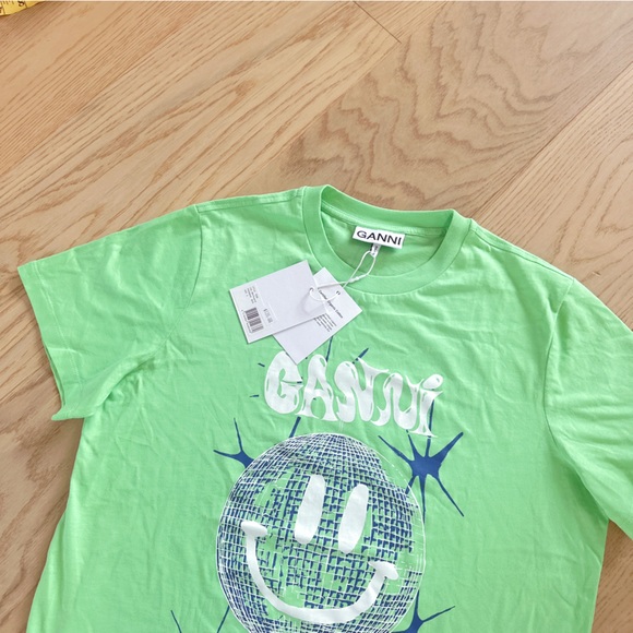 Ganni Green tshirt - Picture 2 of 4